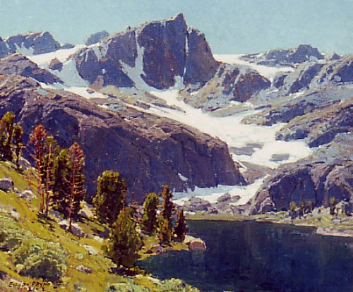 Edgar Payne - Sierra Lake, 1921